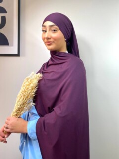 Jersey Premium - أرجواني البرقوق - Hijab