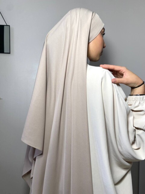 Ready To Wear - Crepe Premium - Beige 100357876 - Hijab