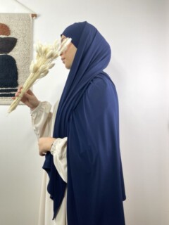 Sandy Premium - Jersey Sandy Premium Navy blue 100357865 - Hijab