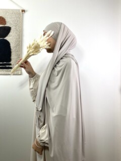 Sandy Premium - Hijab prêt à nouer nude rosé - Hijab