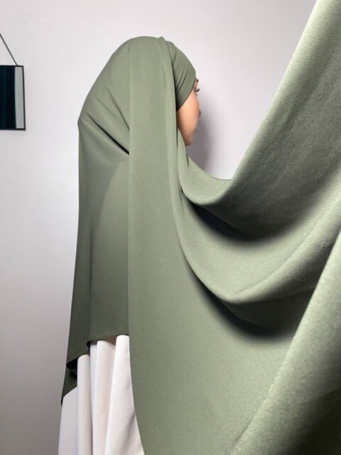 Crepe Premium - Hijab PAE - Vert fougère - Hijab