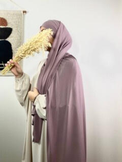 Sandy Premium - Jersey sandy premium violine - Hijab