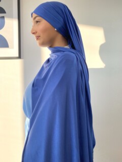Jersey Premium - Bleu électrique - Hijab
