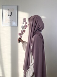 Shawl - بولم ساندي بريميوم 2 متر بنفسجي - Hijab