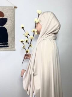 Ready To Wear - Jersey sandy premium cream 100357740 - Hijab