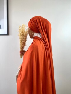 Jersey Premium - Prêt à porter - feuille d'automne - Hijab