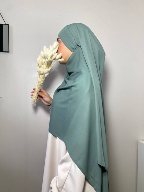 Crepe Premium - Hijab PAE - Vert lagon - Hijab