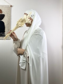 Sandy Premium - Jersey Sandy Premium Off-white 100357863 - Hijab