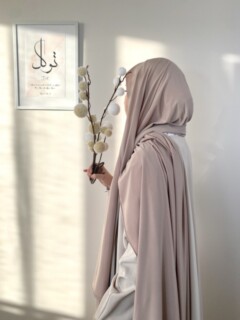 Shawl - ساندي بريميوم 2 متر رمال - Hijab