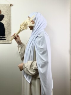 Sandy Premium - Hijab prêt à nouer blanc - Hijab