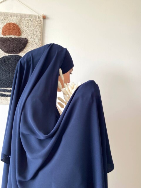 Medine Ipegi - الحجاب PAE - الأزرق الداكن - Hijab