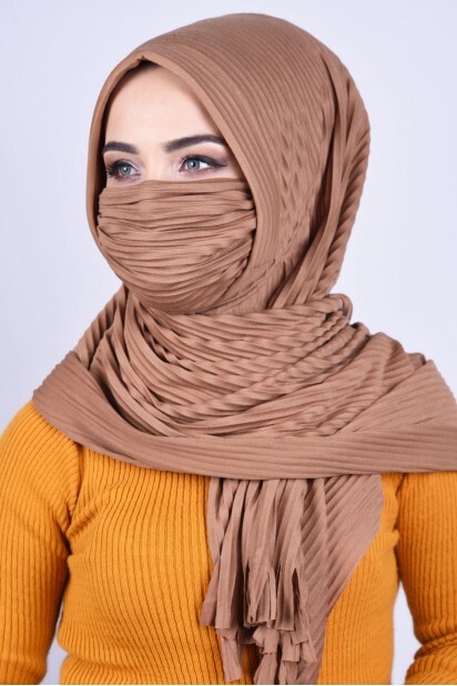 Masked Shawl Tan - 100285354 - 