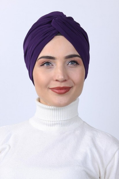 Knot Bonnet Purple - 100285317 - 