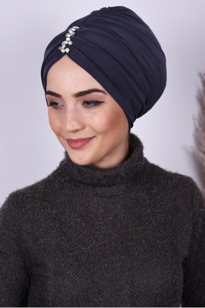بونيه مطوي حجري مدخن - 