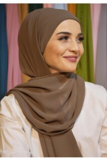 All Occasions Ready - بونيه عملي جاهز شال مينك - Hijab