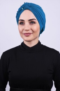 Pearly Twill Bonnet Petrol Blue - 100284982 - 