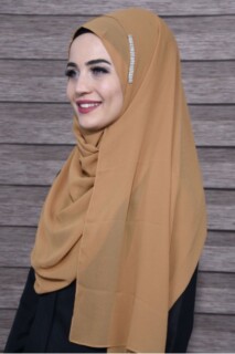 شال حجر كراميل أنيق - 