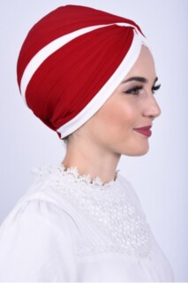 Two Color Vera Bonnet Red