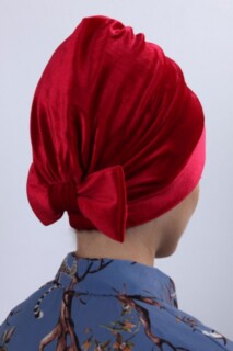 Velours Noeud Os Rouge - 