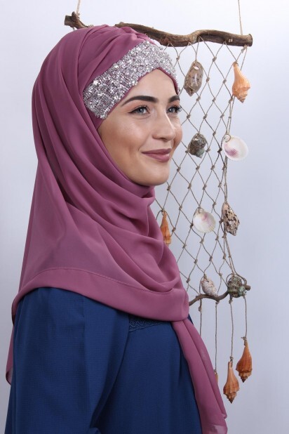 Stone Design Bonnet Châle Rose Séchée - 