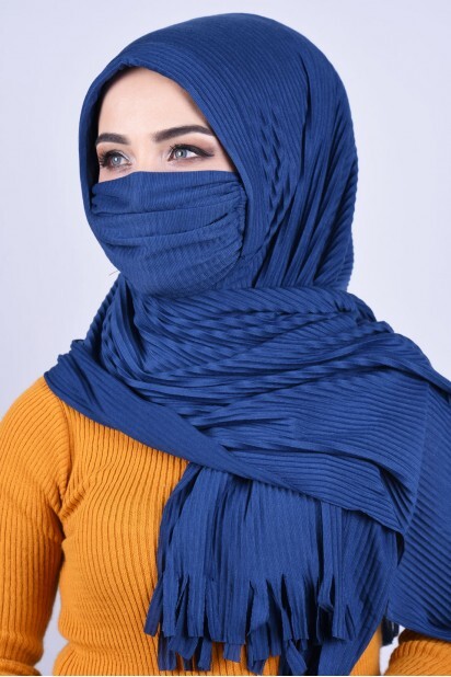 Masked Shawl Indigo - 100285345 - 