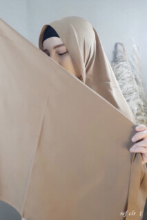 Hijab Jazz Premium Praliné - - Hijab Jazz Premium Praliné - 