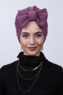 Double-Way Bonnet with Filled Bow Dried Rose