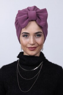 بونيه مزدوج الاتجاه مع ورد مجففة فيونكة محشوة - 