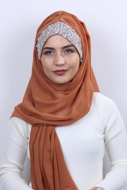 Stone Design Bonnet Châle Taba - 