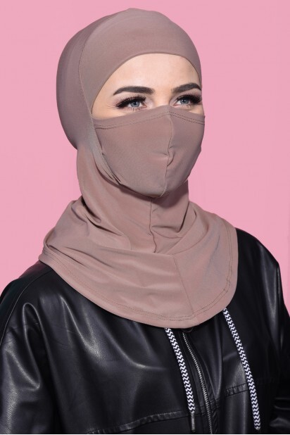 Vison d'extérieur Hijab de sport masqué - Hijab