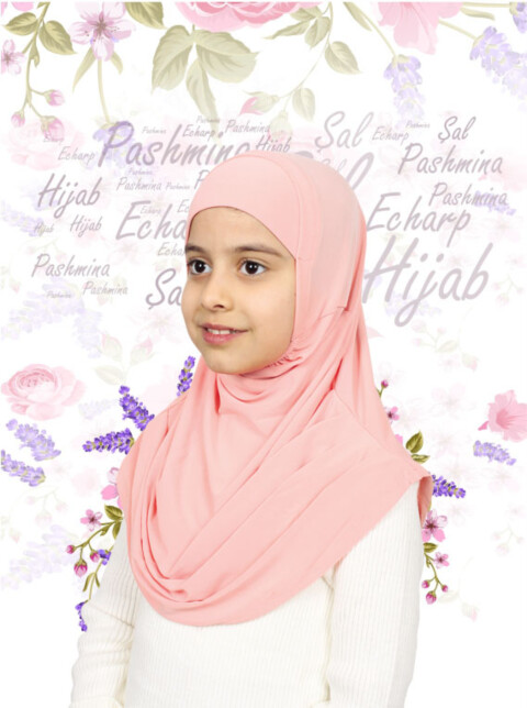 Girls Hijab - Pink - Code: 78-44 - 100294077 - Hijab