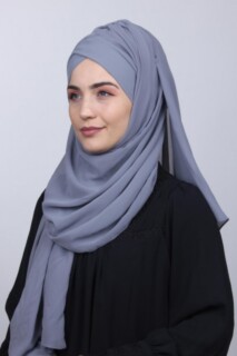 Bonnet Shawl Gray - 100285151 - 