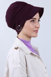 قبعة التوى بونيه البرقوق - Hijab