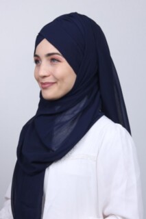 Bonnet Shawl Navy - 100285157 - 