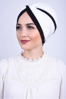 Two Color Vera Bonnet Ecru