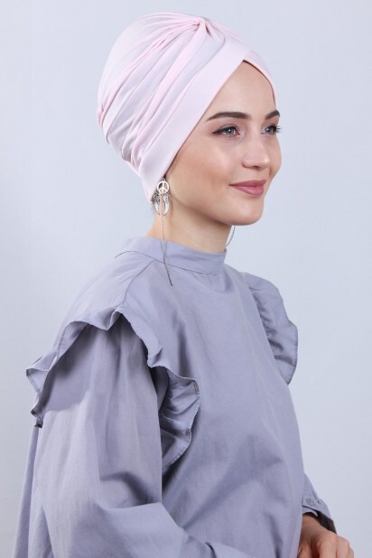 Double-Sided Bonnet Salmon with Nevru - 100285433 - 
