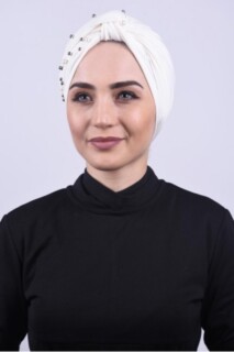 Pearly Wrap Bonnet White - 100284973 - 