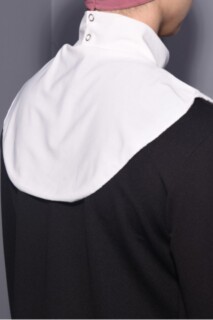Col Hijab à boutons-pression - 
