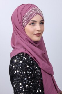 Stone Boneli Design Châle Rose Foncé - 