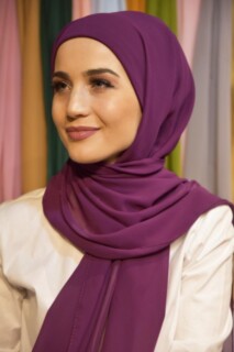 Ready Practical Bonnet Shawl Purple - 100285536 - 