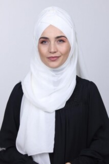Bonnet Shawl Ecru - 100285148 - Hijab