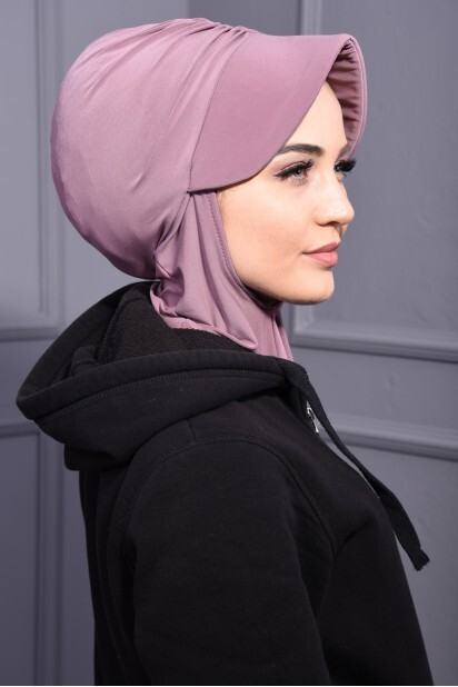 Sports Hat Scarf Dried Rose - 100285635 - 