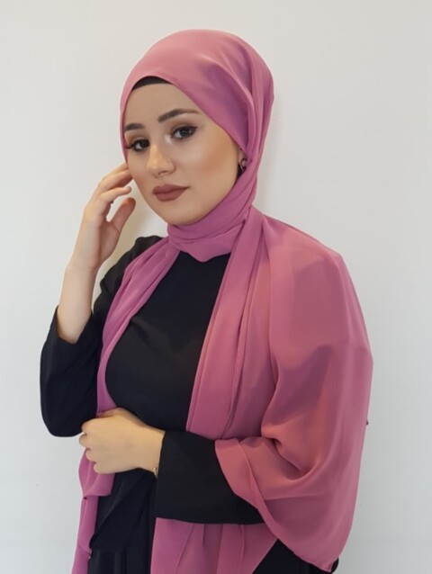 Chiffon Shawl - purple pink |code: 13-16 - 100294099 - Hijab