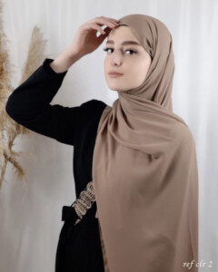 Crepe Shawl - Crepe shawl Hot Chocolate - - Crepe shawl Hot Chocolate 100318068 - Hijab
