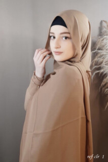 Hijab Jazz Premium Praliné - - Hijab Jazz Premium Praliné - 