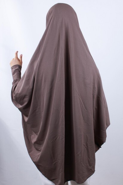 5XL Veiled Hijab Mink