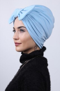 Reversible Cap Baby Blue with Filled Bow - 100285047 - 