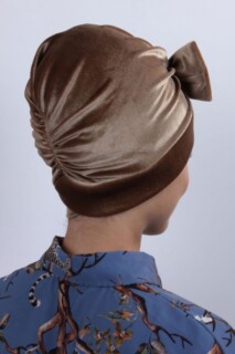 Velours Noeud Os Caramel - 