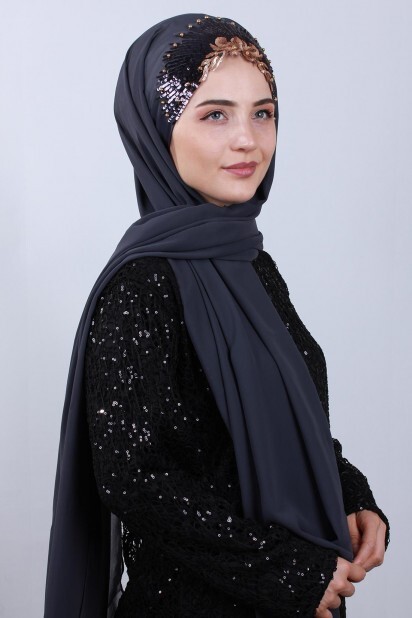 تصميم أميرة شال مدخن - 