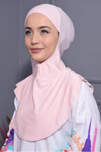 Collier Hijab Saumon - 